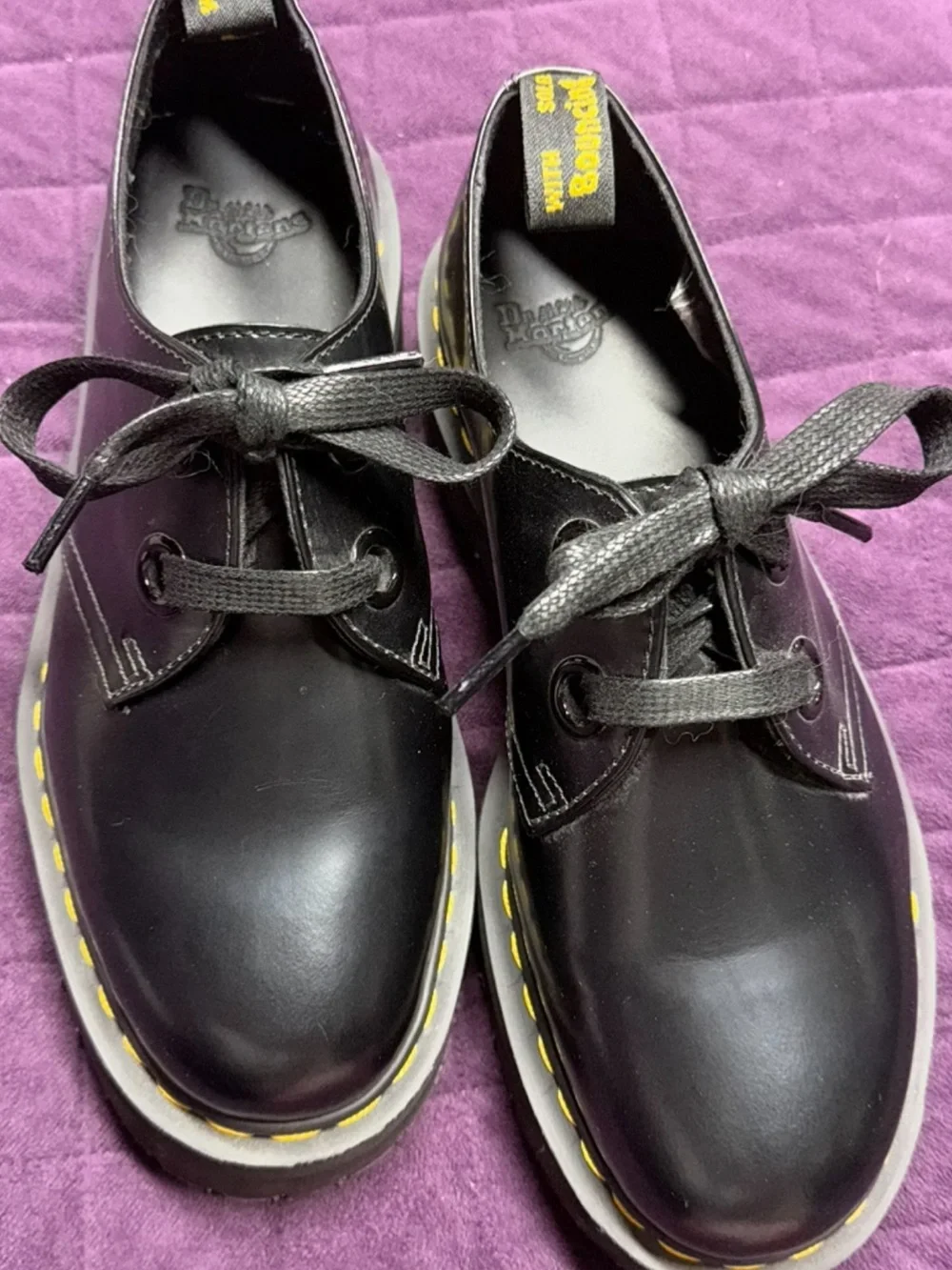 Dr. Martens  1461 SMOOTH LEATHER PLATFORM SHOES